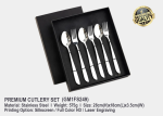 Stainless Steel Cutlery Gift Set M1FS249 <br> 28cm(H) x 18cm(L) x 3.5cm(W)