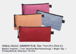 Pencil Pouch GM2BP6178-III <br> 11cm (H) x 23cm (L)