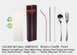 Straw & Cutlery Set (5in1) GM2CS312