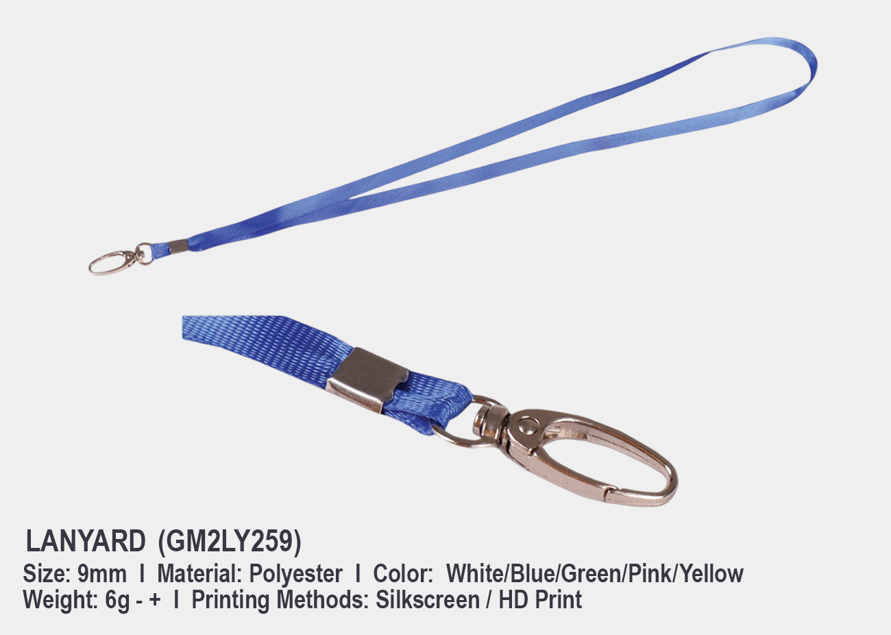 Lanyard GM2LY259 <br> 9mm