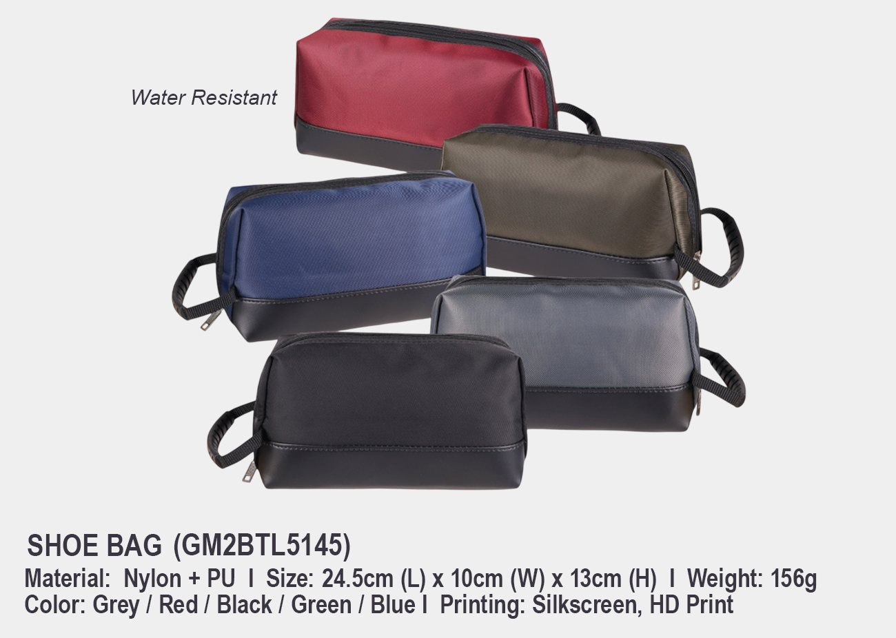 Multipurpose/Toiletries Bag GM2BTL5145 <br>24.5cm (L) x 10cm (W) x 13cm (H)